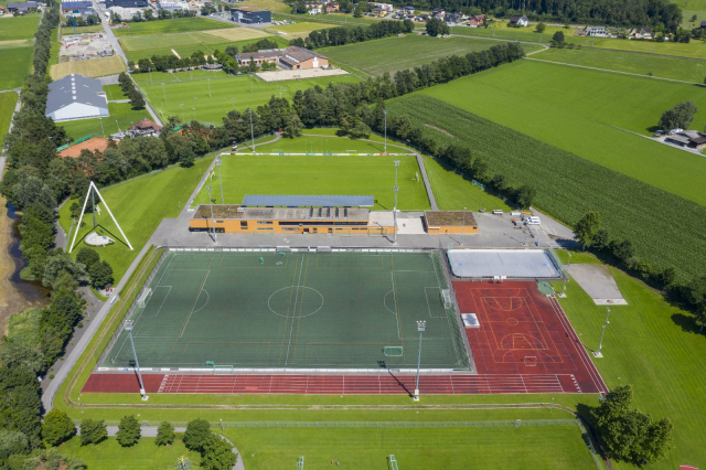 Luftaufnahme Sportpark Eschen-Mauren
