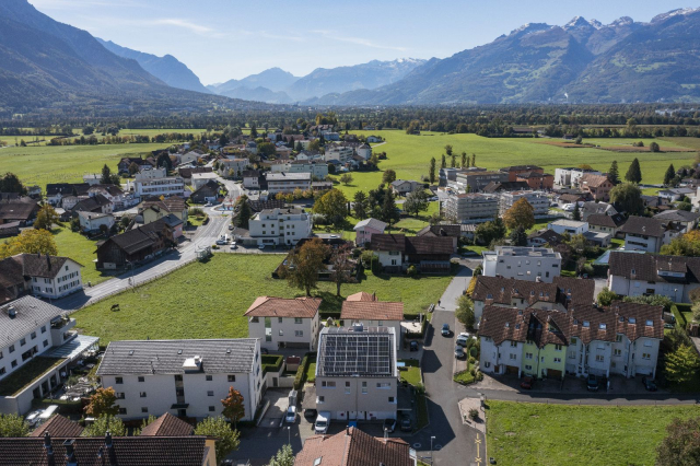 Luftaufnahme Gemeinde Eschen